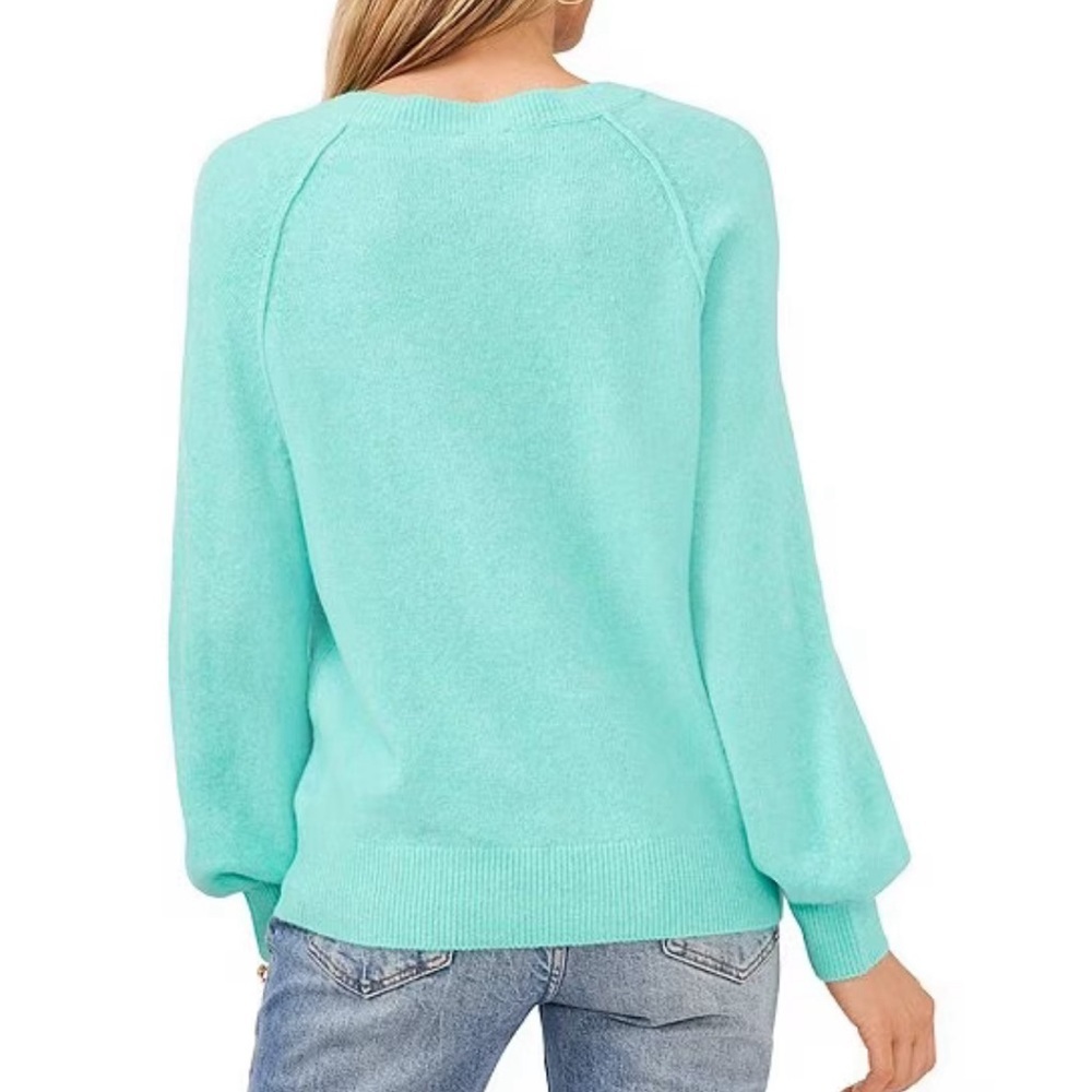 Vince Camuto Mint Green Crewneck Sweater - Picture 2 of 11
